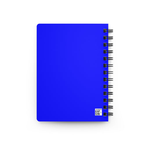 Blue Spiral Bound Journal — Blue Spiral Notebook