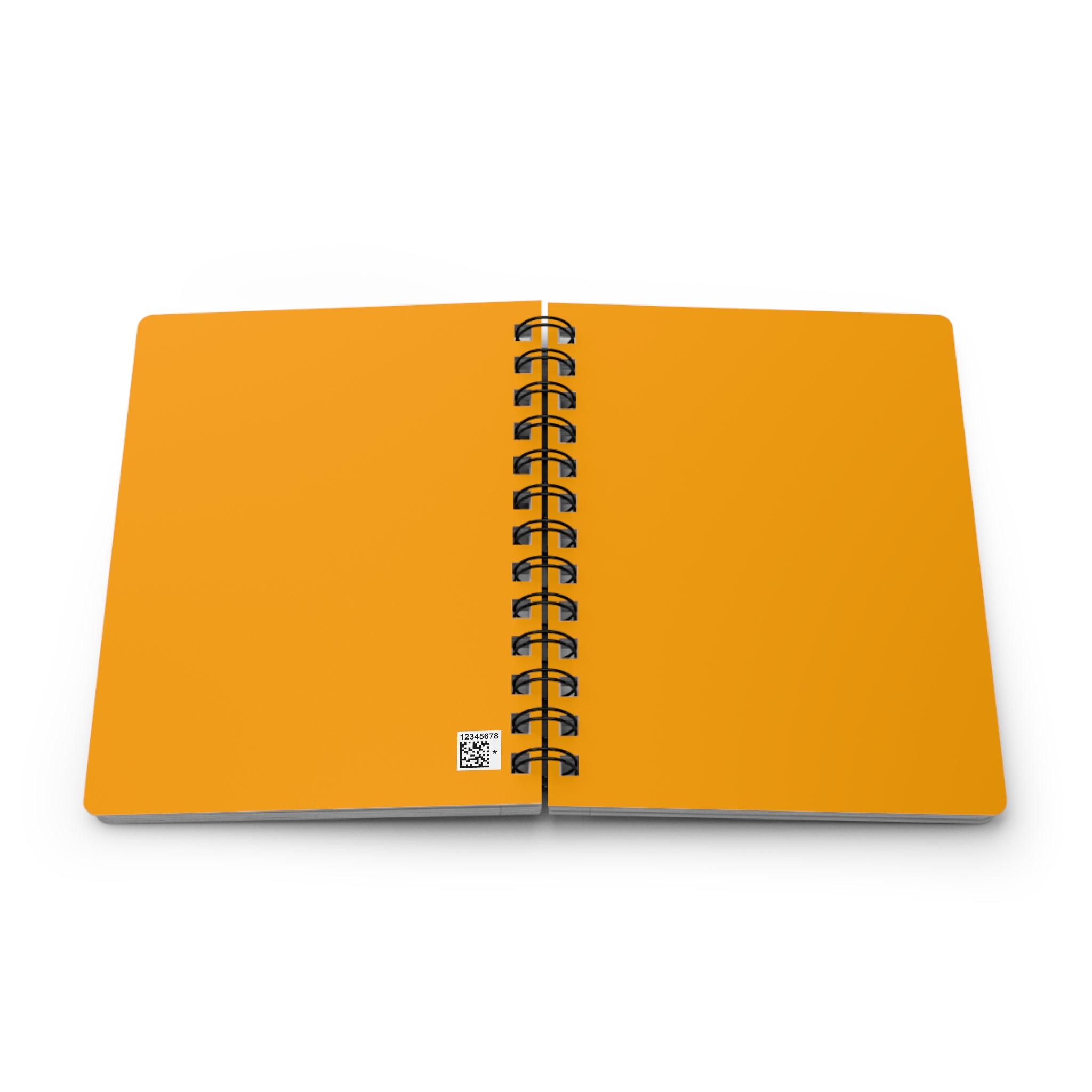 Orange Spiral Notebook — Spiral Bound Journal