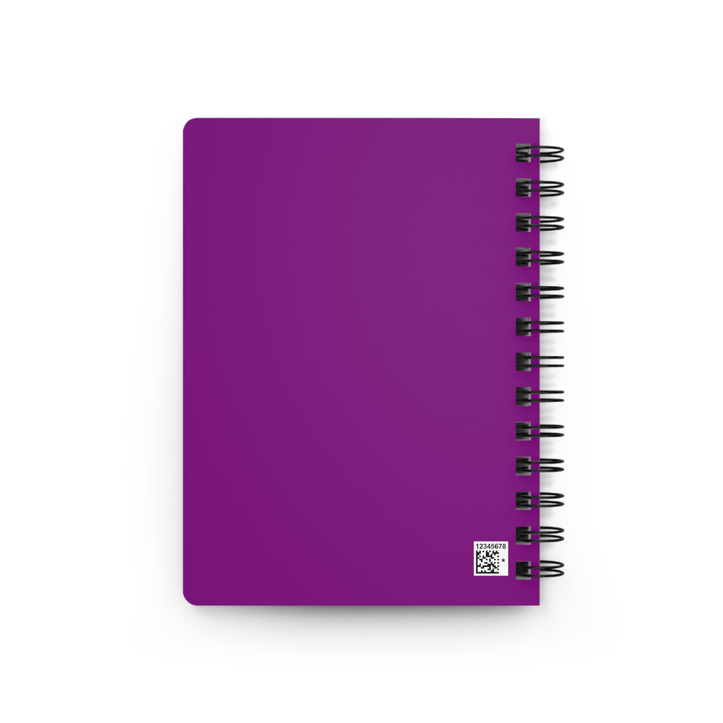 Purple Bright Spiral Journal — Spiral Bound Notebook