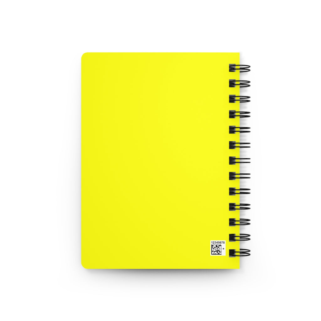 Yellow Spiral Bound Journal — Bright Spiral Notebook