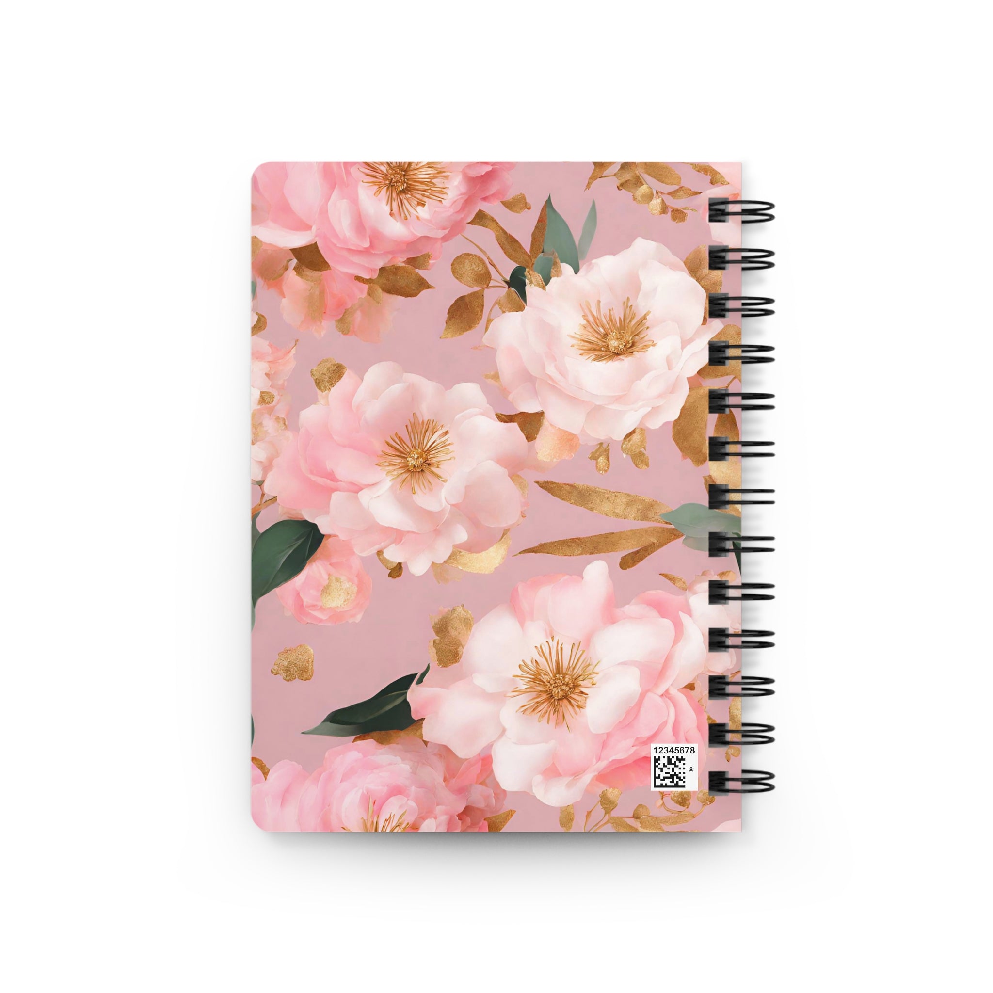Pink Blooms Floral Notebook | Spring Journal | Colorful Botanical Stationery Gift