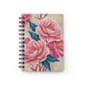 Floral Cotton Candy Petals Luxe Glitter Notebook