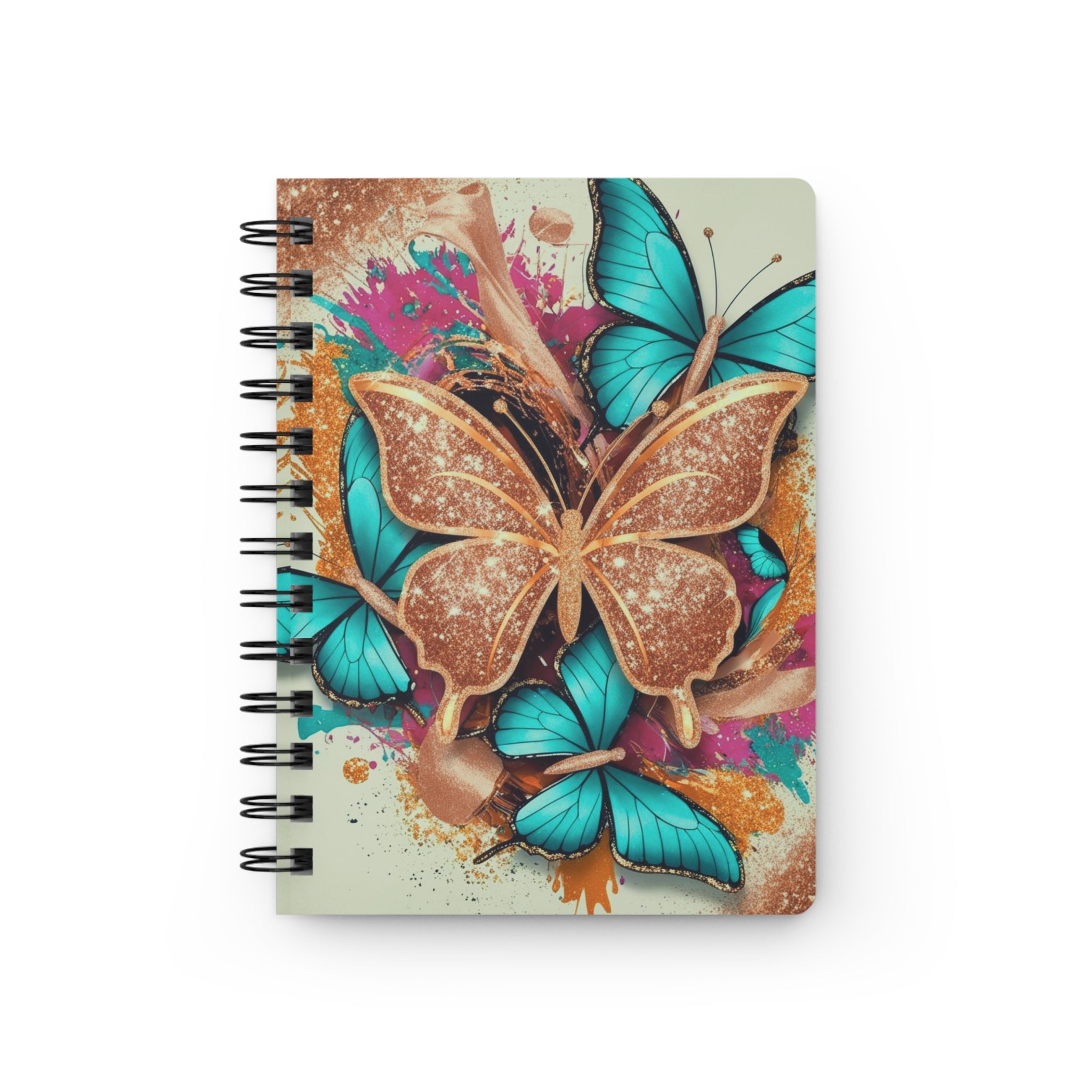 Luxe Bronze Butterfly Notebook | Stylish Journal