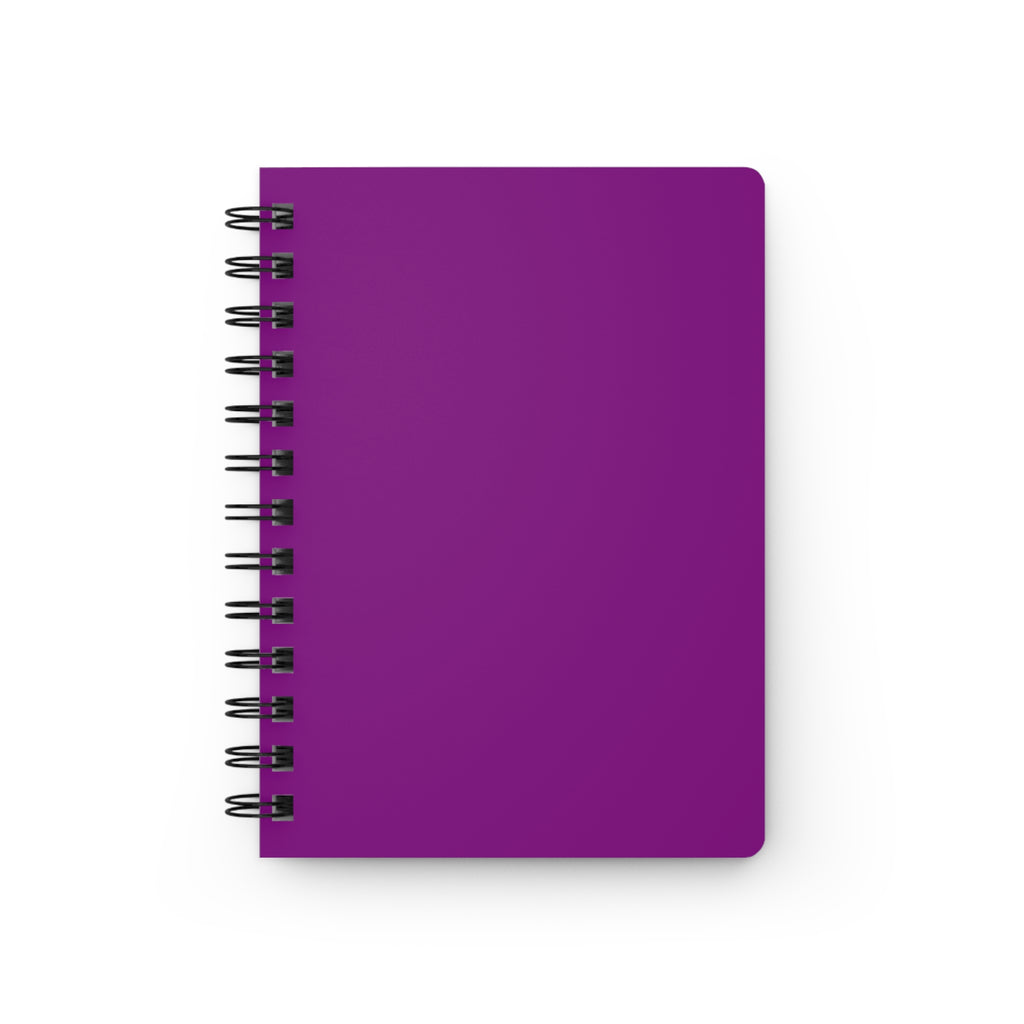 Purple Bright Spiral Journal — Spiral Bound Notebook