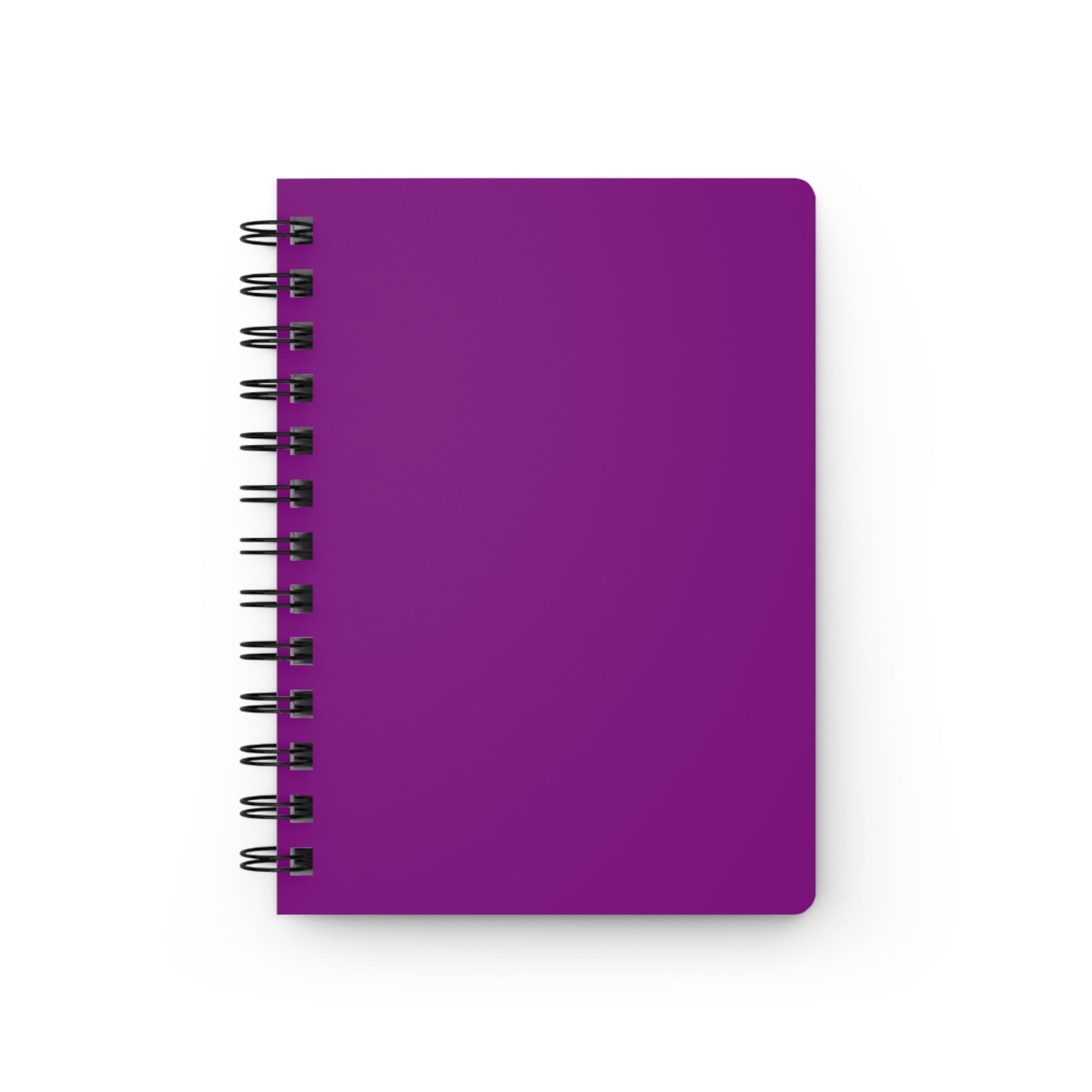 Purple Bright Spiral Journal — Spiral Bound Notebook