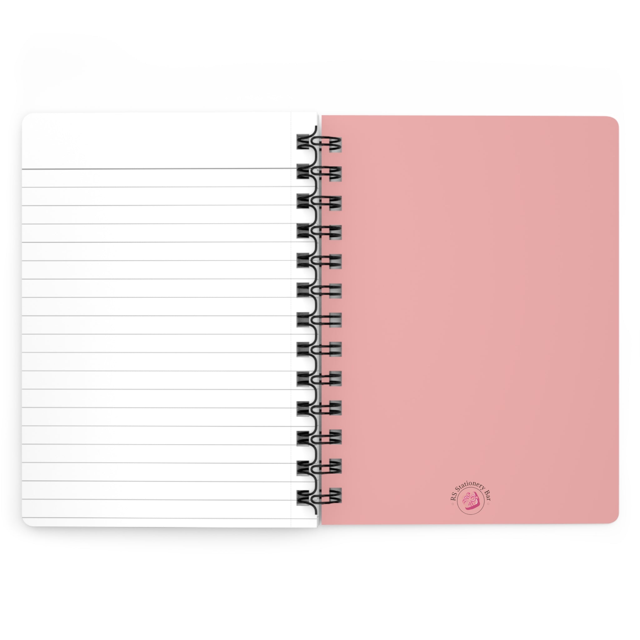 Cotton Candy Luxe Glitter Notebook – 3 Bloom Floral Design