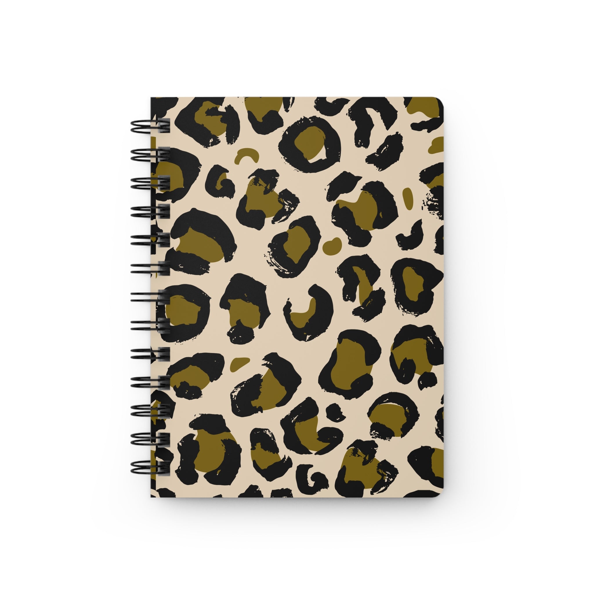 Gold Leopard Cheetah Animal Print Notebook