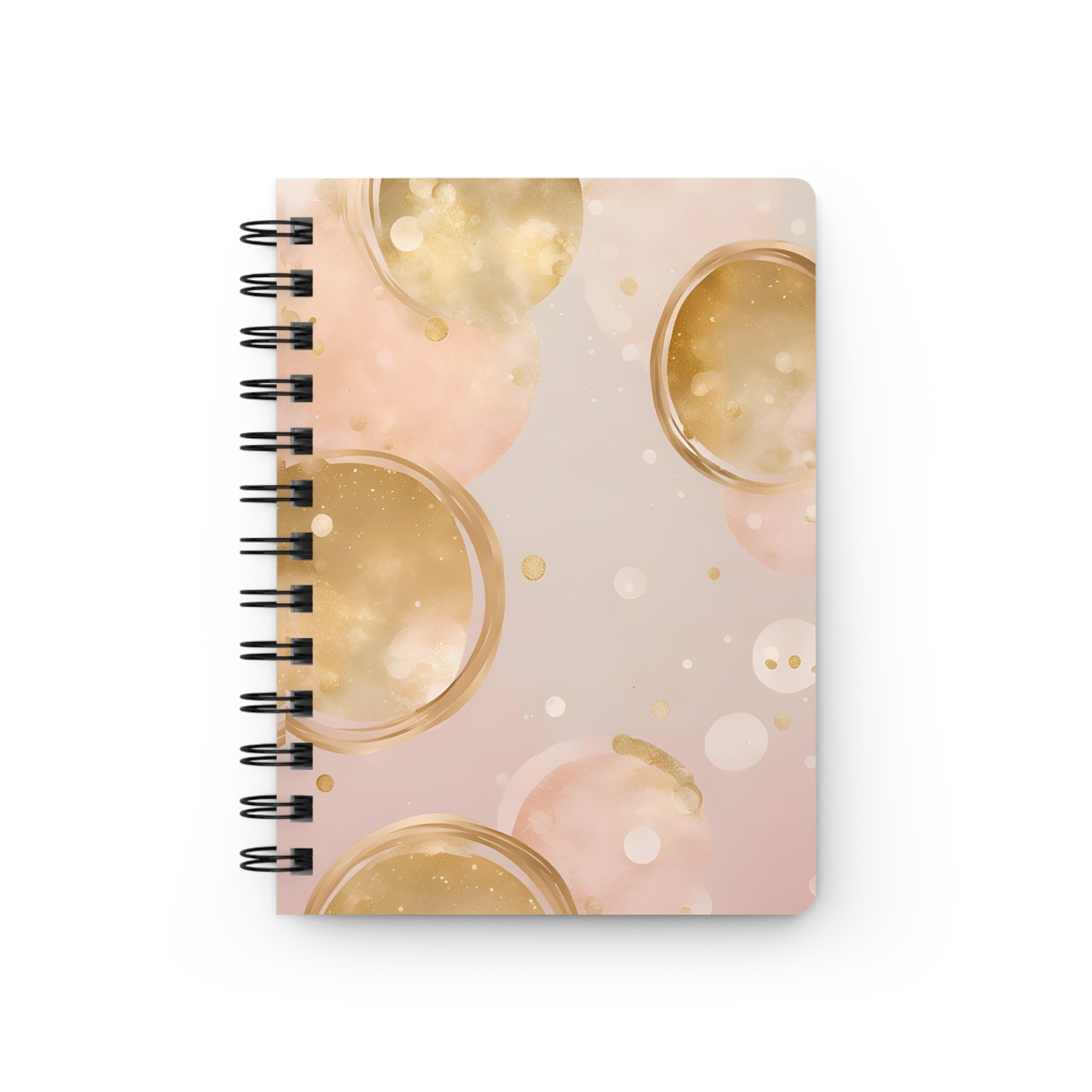 Abstract Pink Circle Notebook Set
