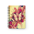 Luxe Sunshine Butterfly Notebook | Vibrant Glitter Butterfly Journal