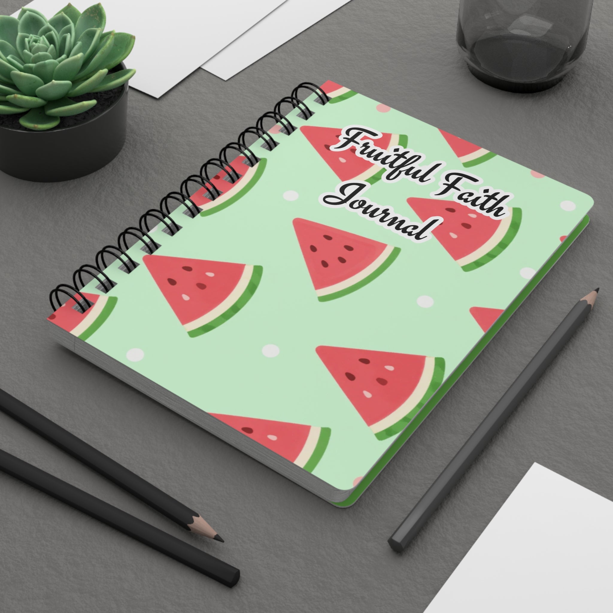 Watermelon Pastel Fruitful Faith Journal