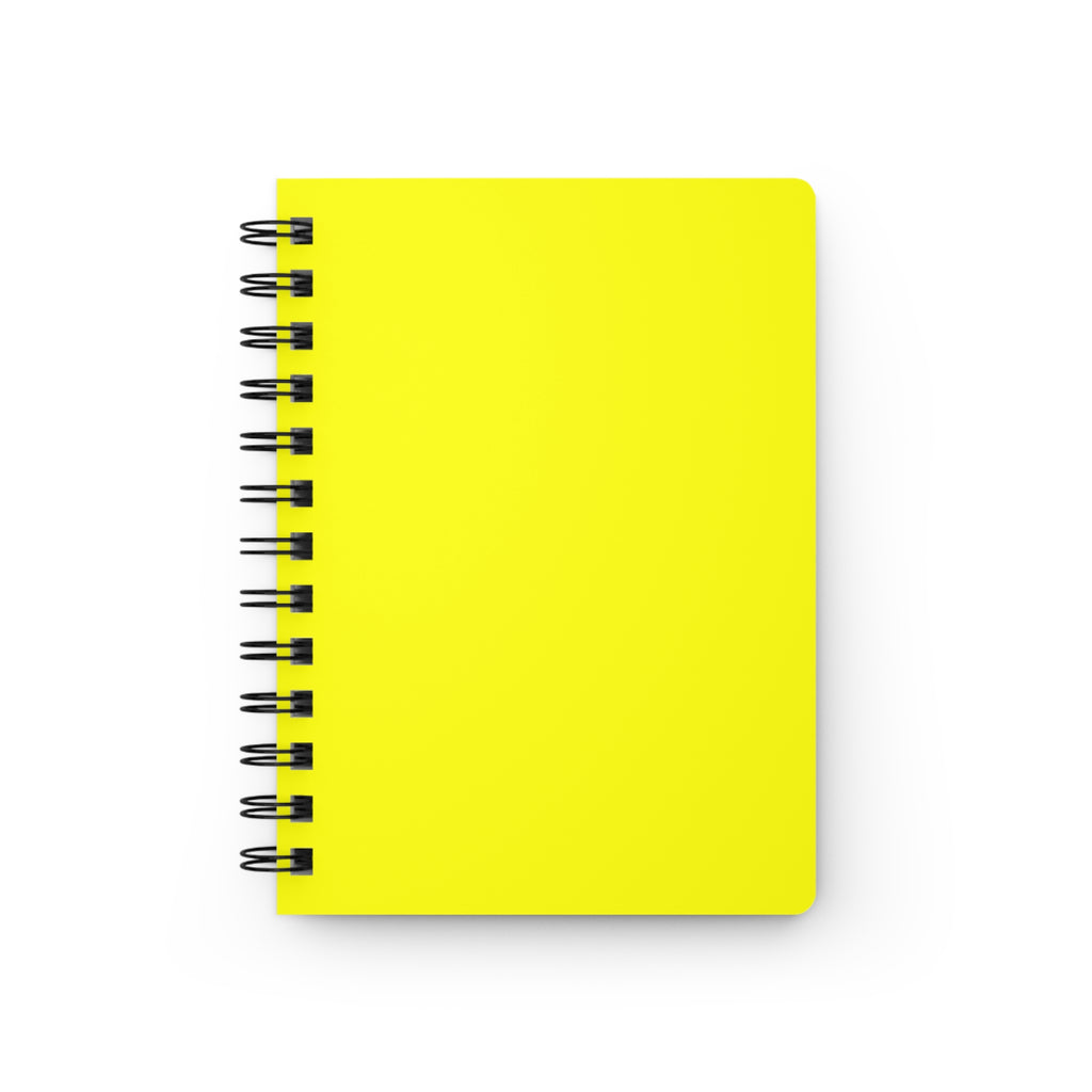 Yellow Spiral Bound Journal — Bright Spiral Notebook