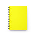 Yellow Spiral Bound Journal — Bright Spiral Notebook