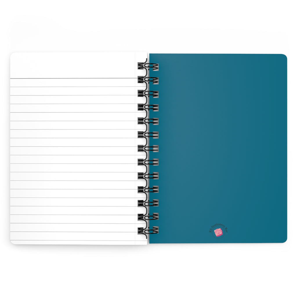 Floral Cotton Candy Glitter Notebook - Floral Detail