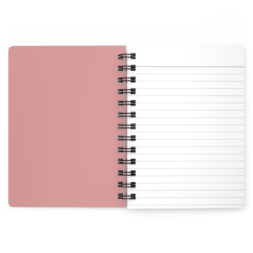 Pink Luxe Bloom Glitter Notebook – Sparkly Blue Design