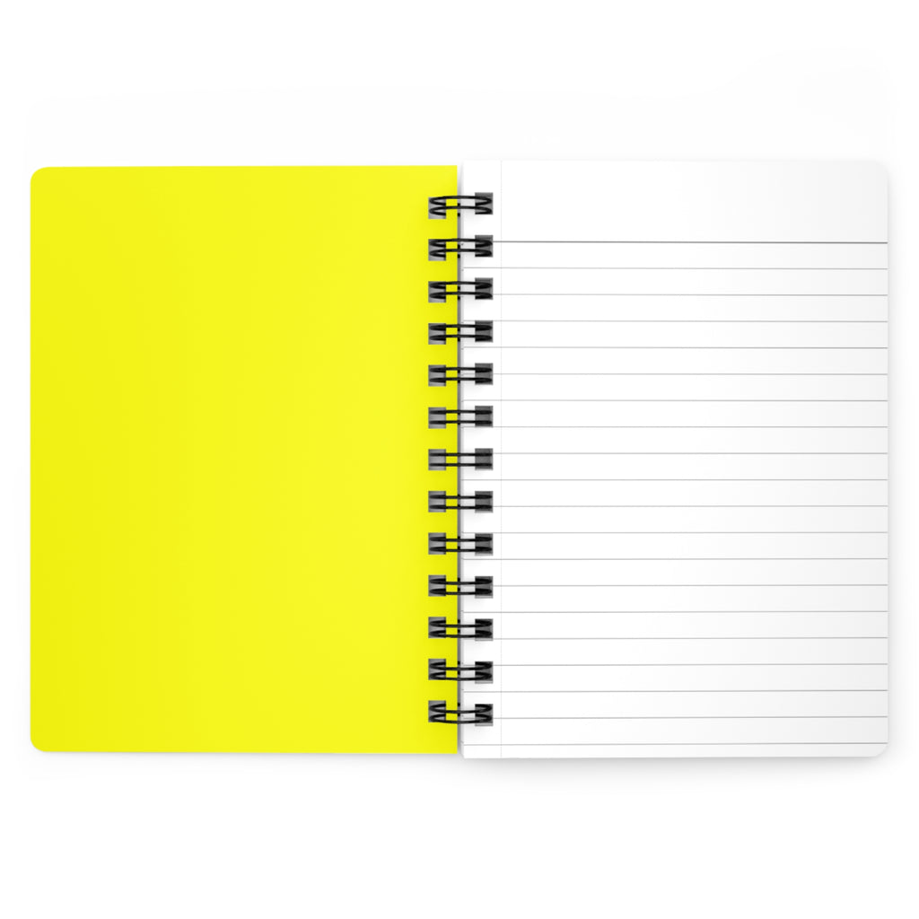 Yellow Spiral Bound Journal — Bright Spiral Notebook
