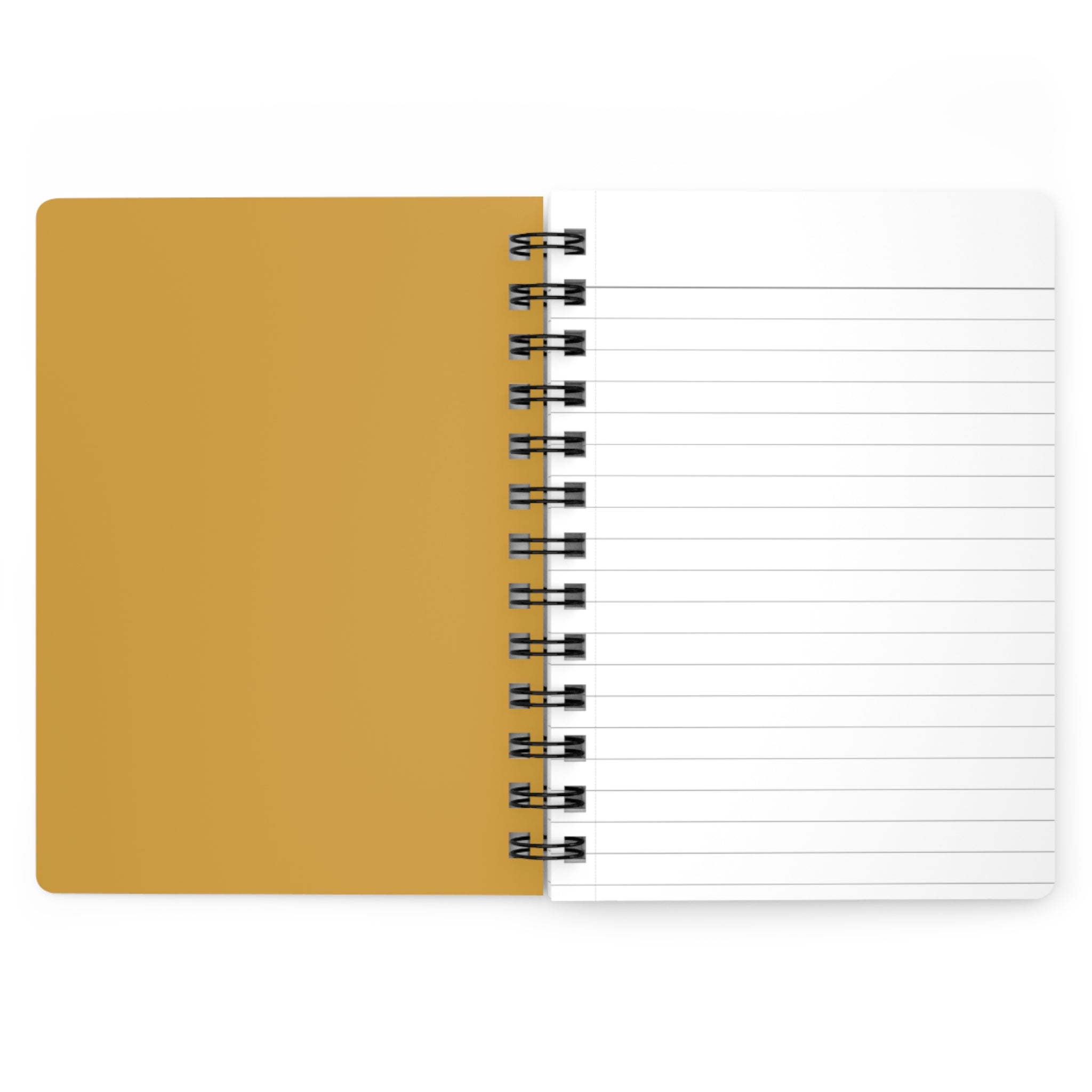 Luxe Gold Floral & Vibrant Butterfly Spiral Bound Journal