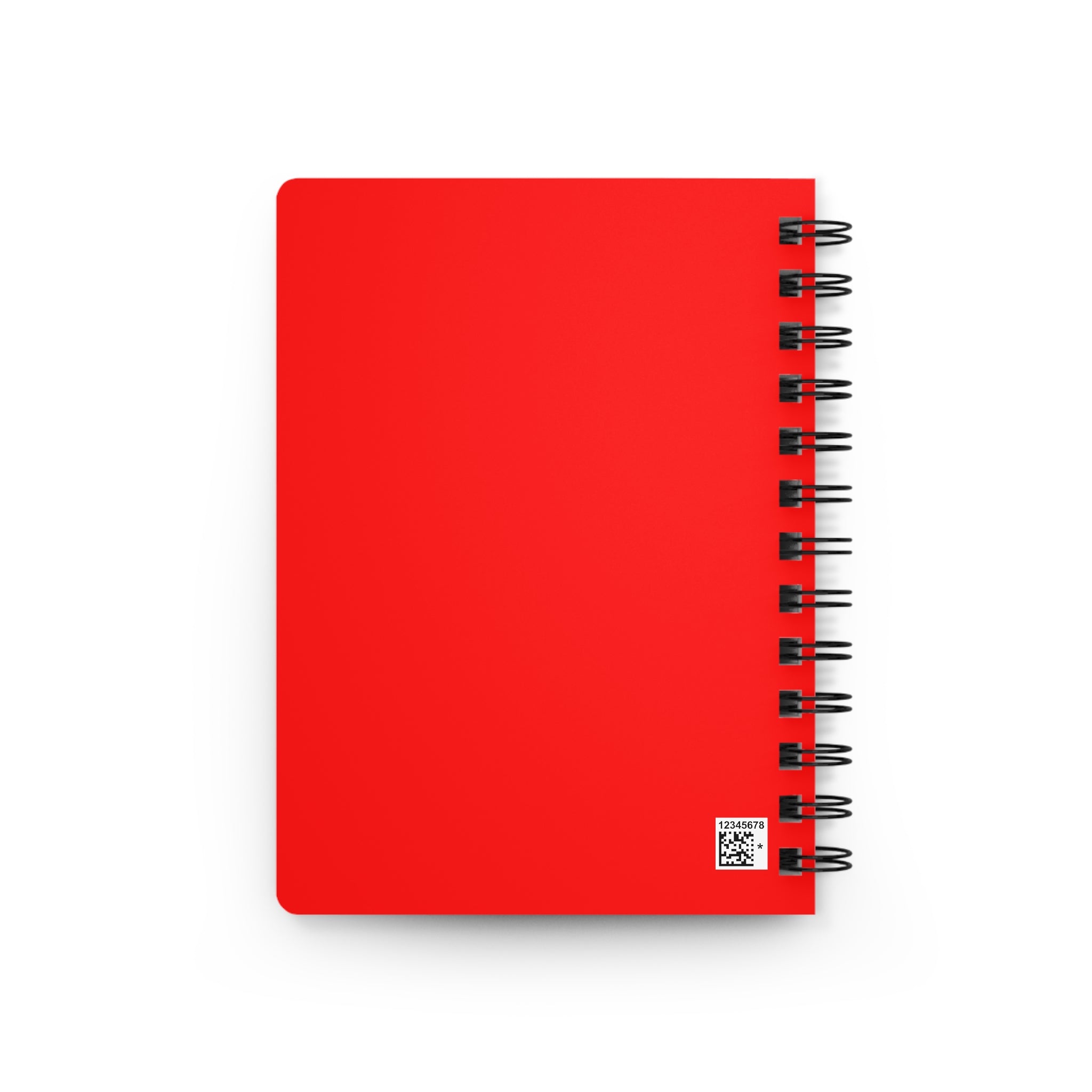 Red Spiral Bound Journal — Classic Red Spiral Notebook
