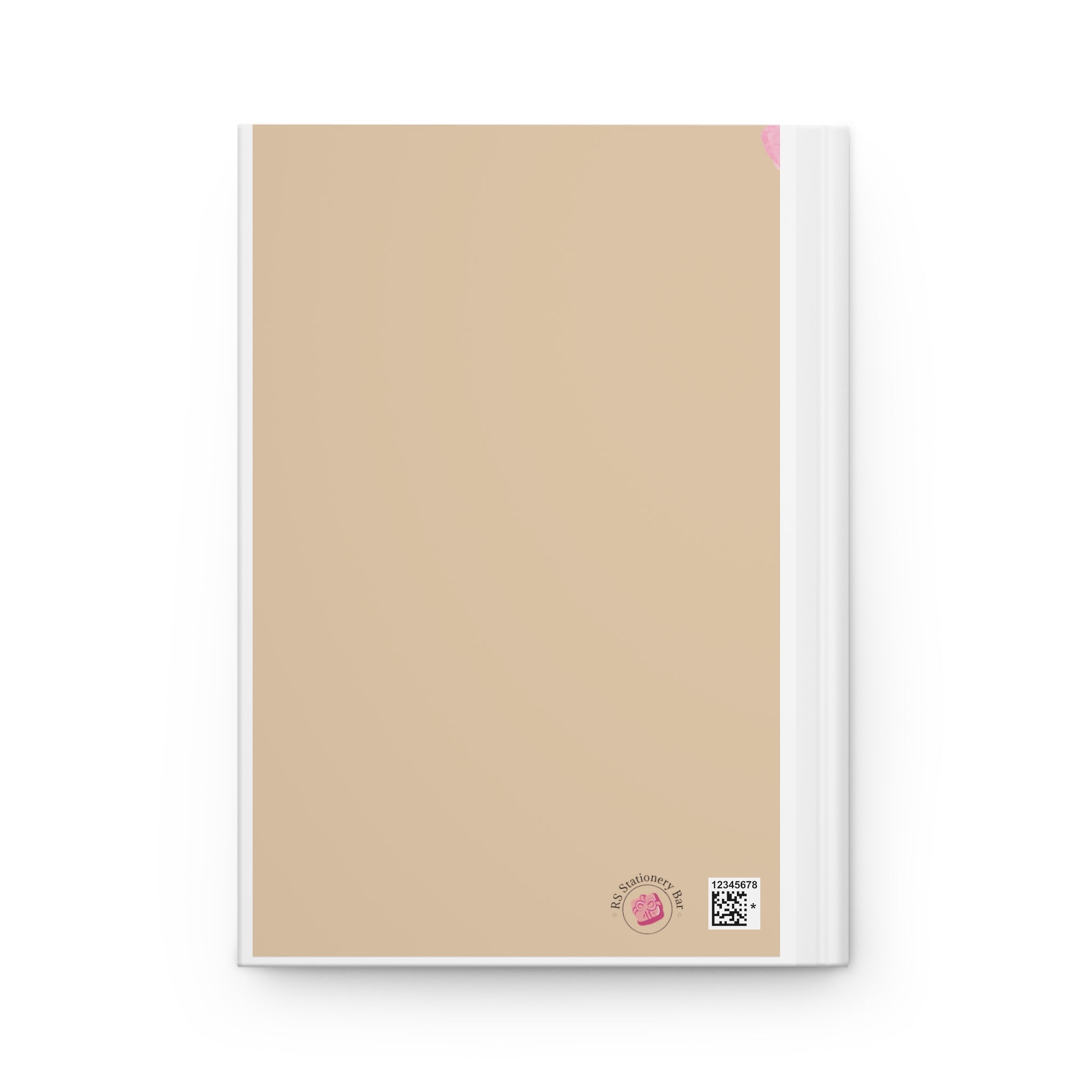 Vanilla Iced Coffee Hardcover Journal Matte for Girls, Pink Notebook, School Supplies, Writing Journal, Cute Diary