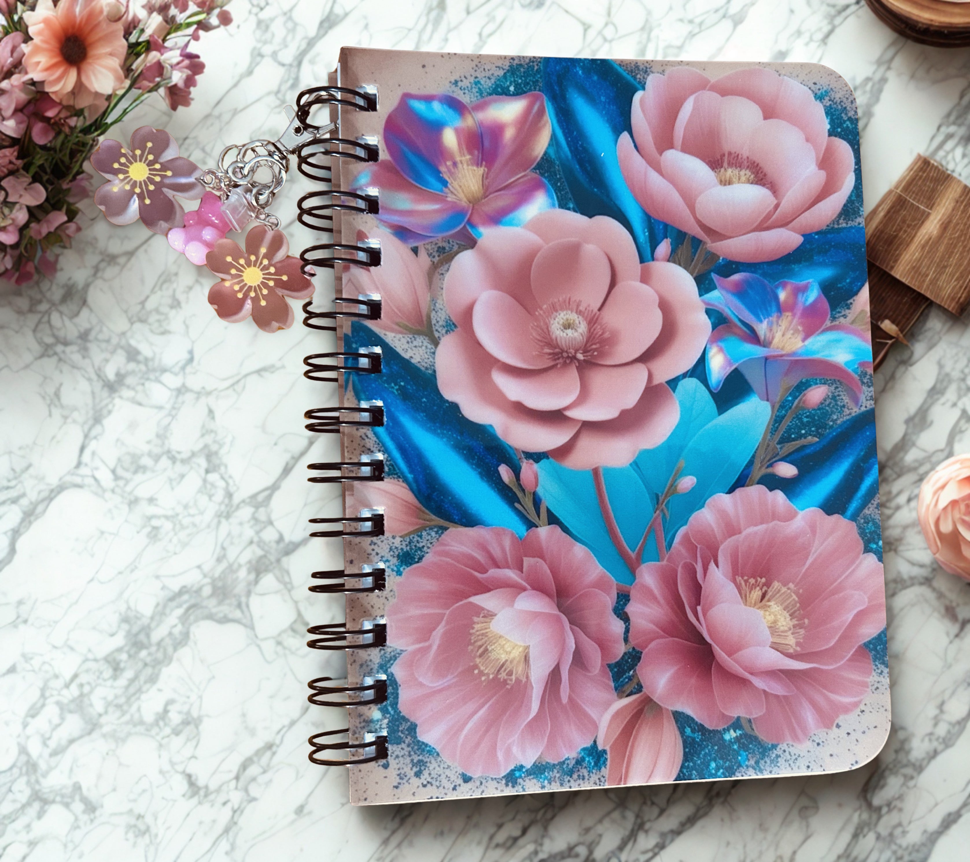 Bookish Reading Journal & eReader USB-C Port Charm