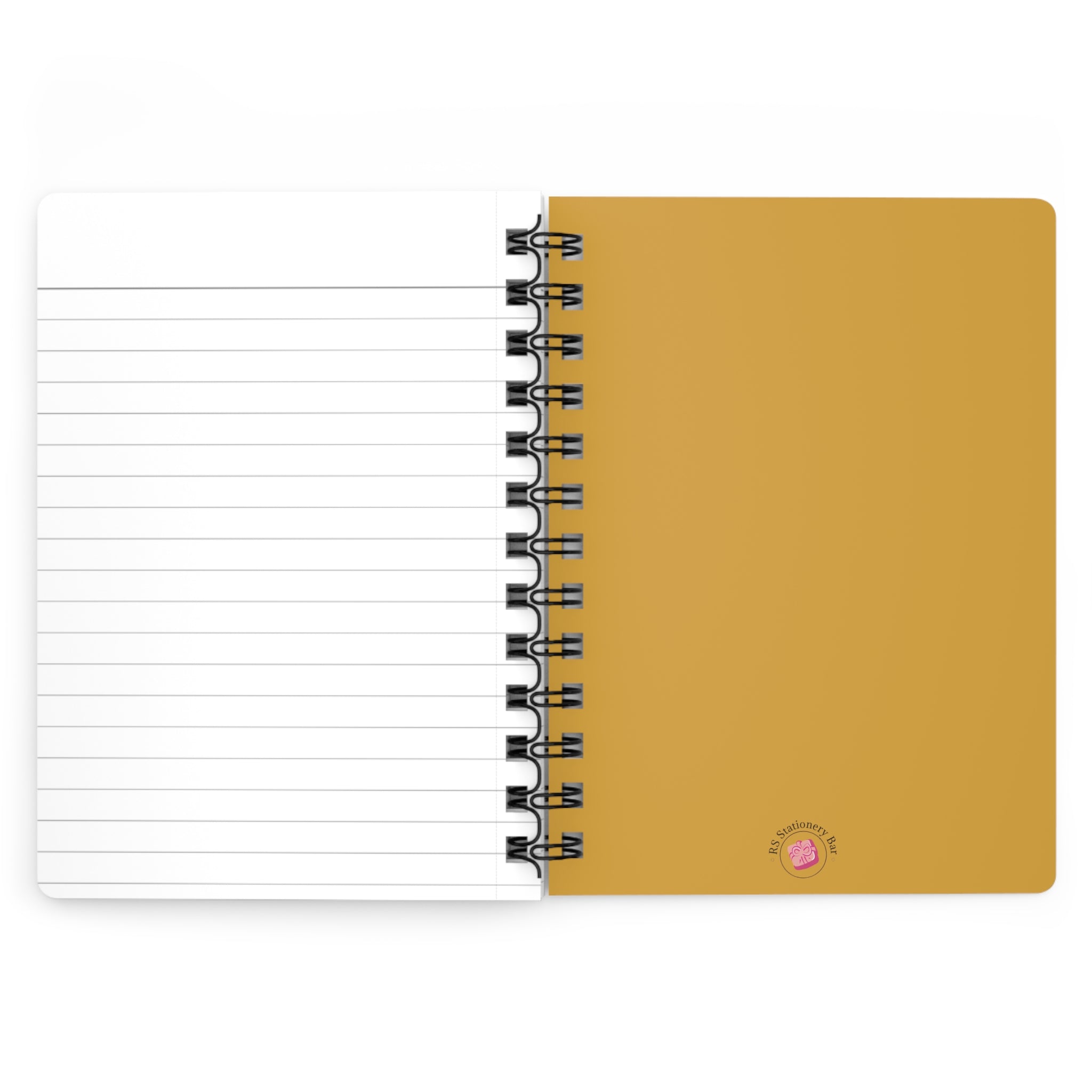 Luxe Gold Floral & Vibrant Butterfly Spiral Bound Journal