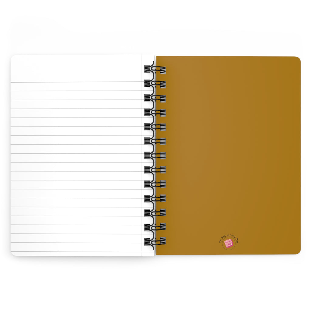 Glitter Paint Brush Stroke Vibrant Notebook