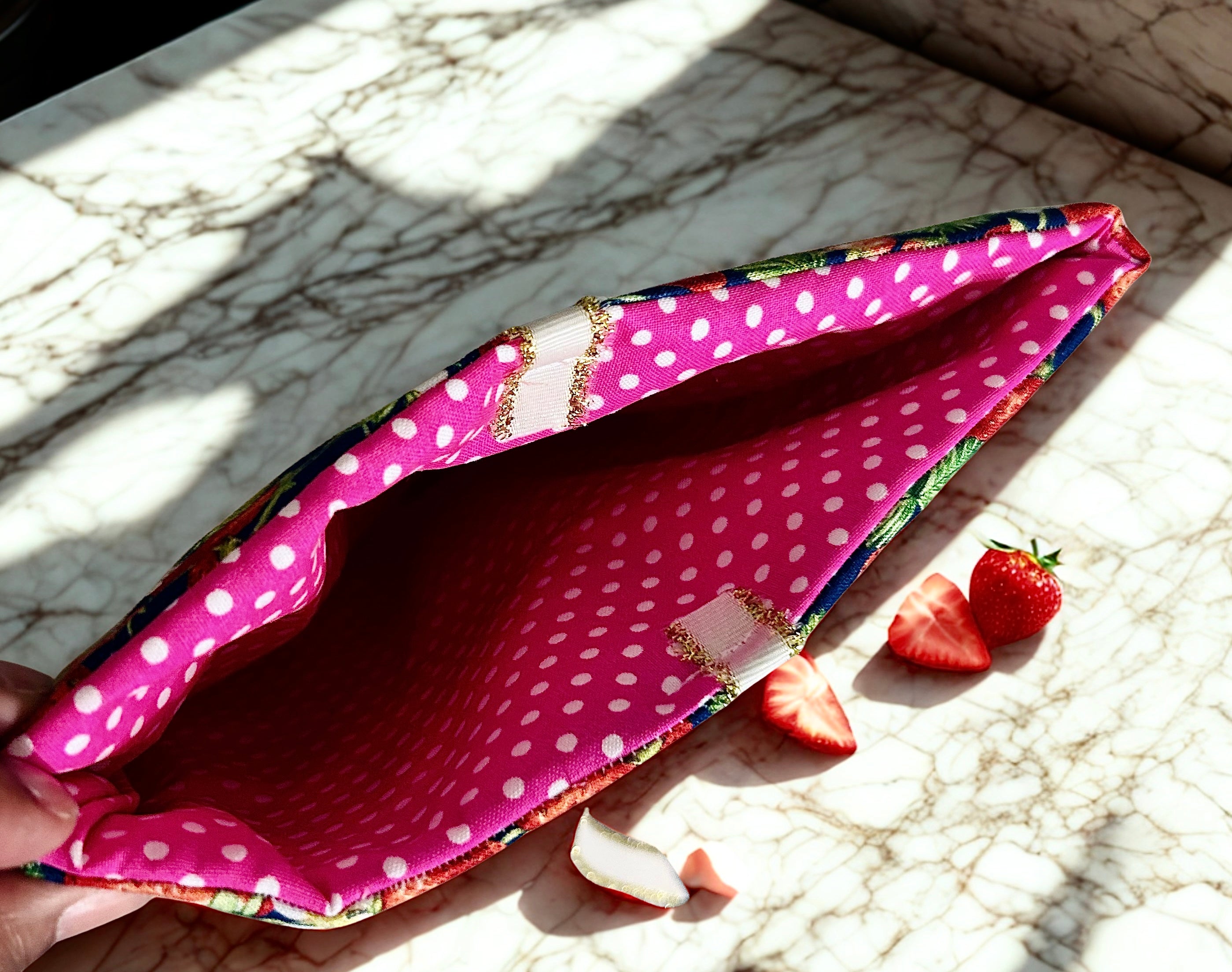 Handmade Luxe Fabric Sleeve for Tablet, eReader, Bible & Journal | Padded Kindle & Notebook Cover | Ribbon Closure