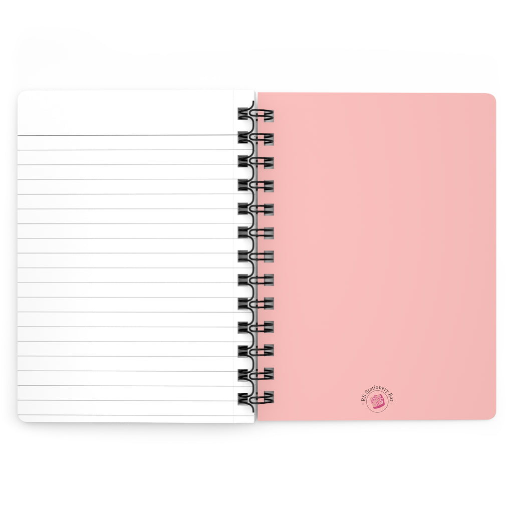Strawberry Pastel Spiral Bound Journal — Strawberry Fruitful Faith Diary
