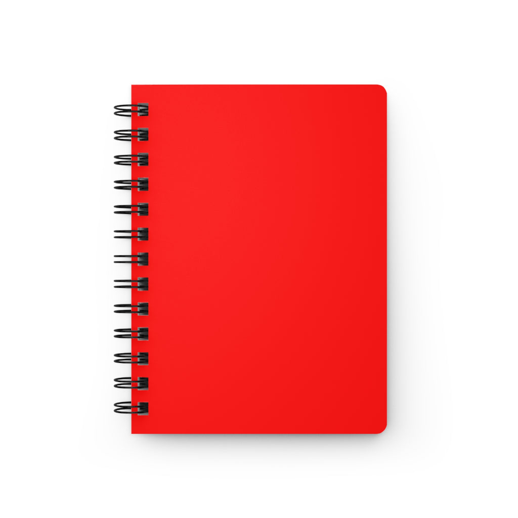Red Spiral Bound Journal — Classic Red Spiral Notebook