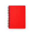 Red Spiral Bound Journal — Classic Red Spiral Notebook