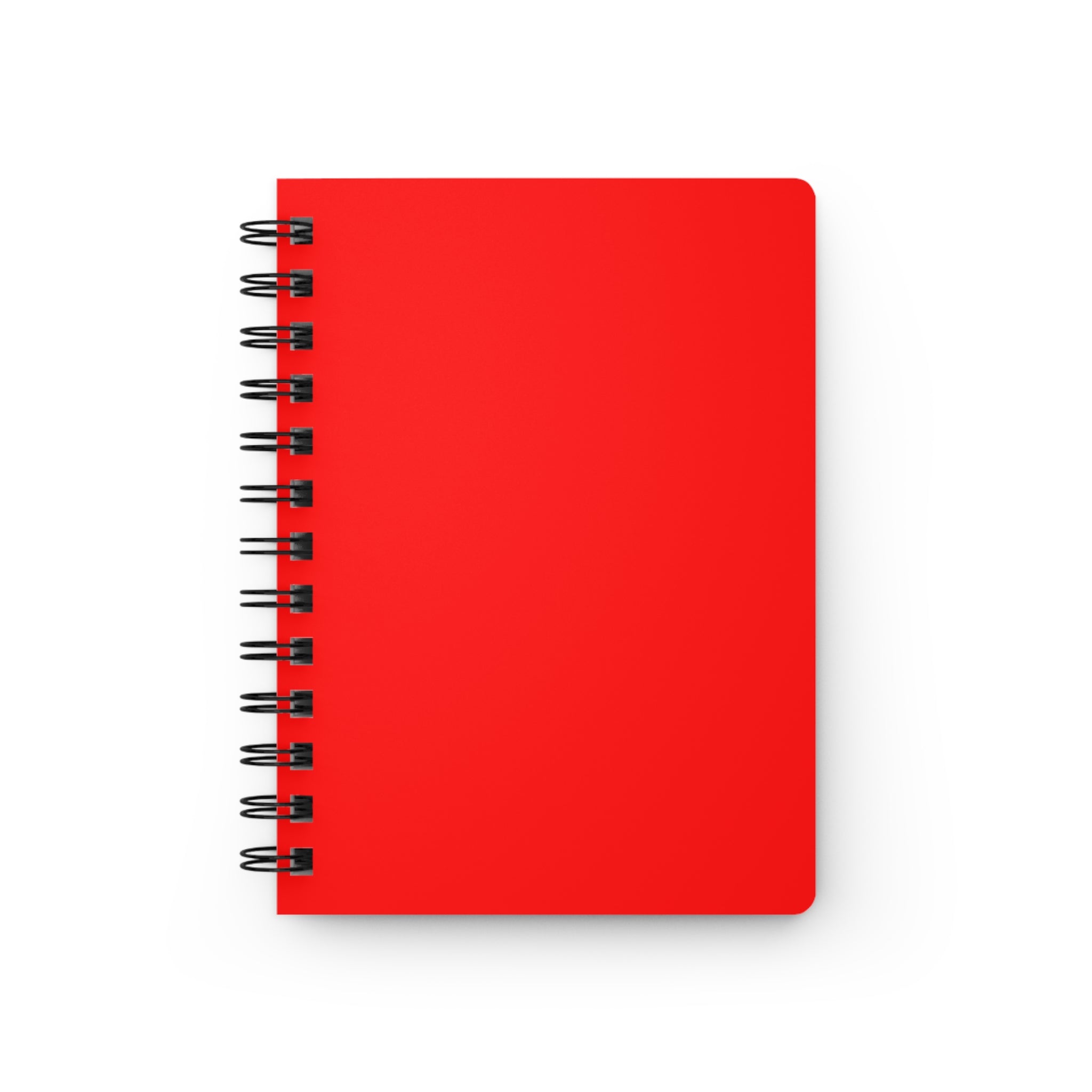 Red Spiral Bound Journal — Classic Red Spiral Notebook