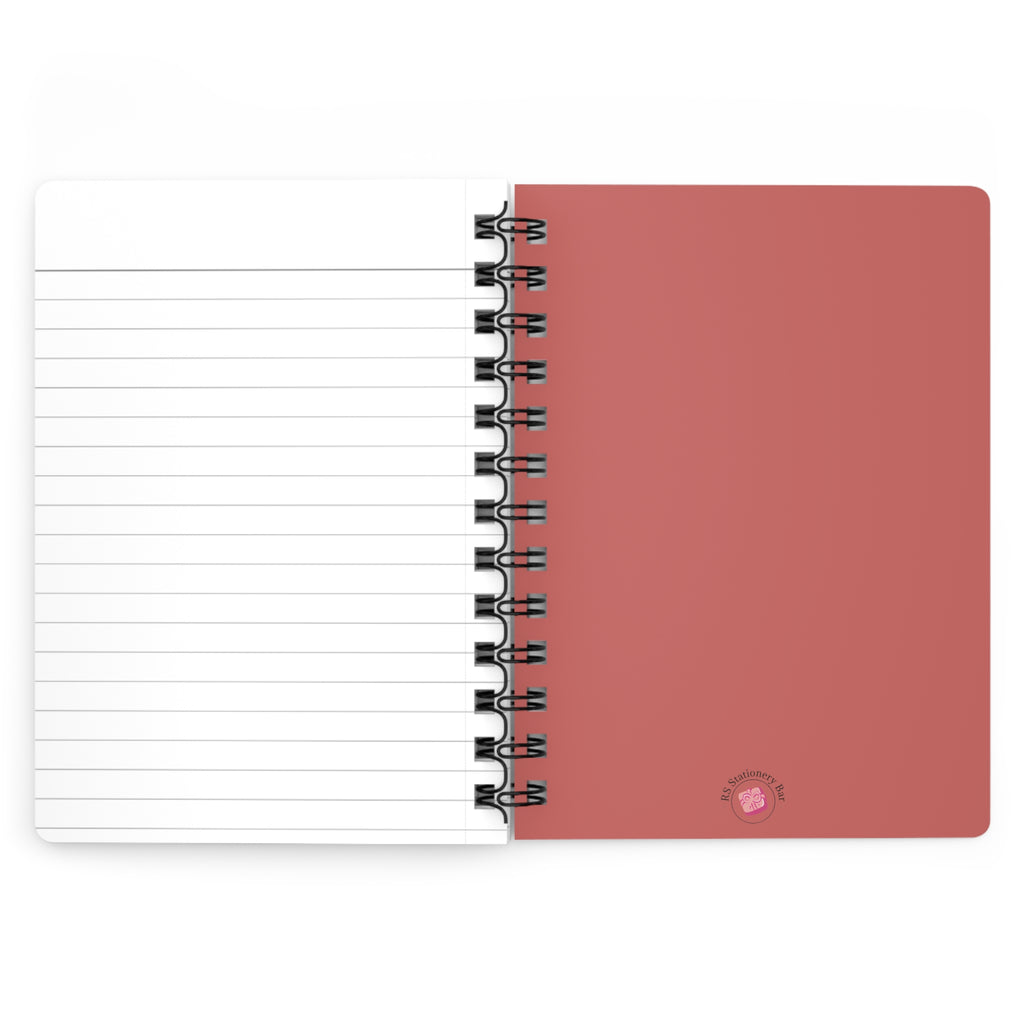 Floral Cotton Candy Luxe Glitter Notebook – Full Bloom Design