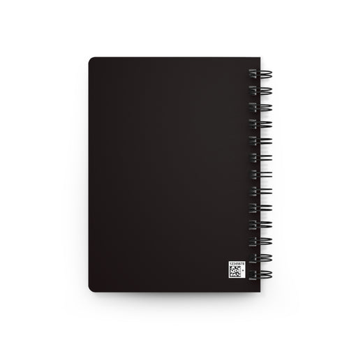 Black Spiral Journal — Minimalist Black Notebook