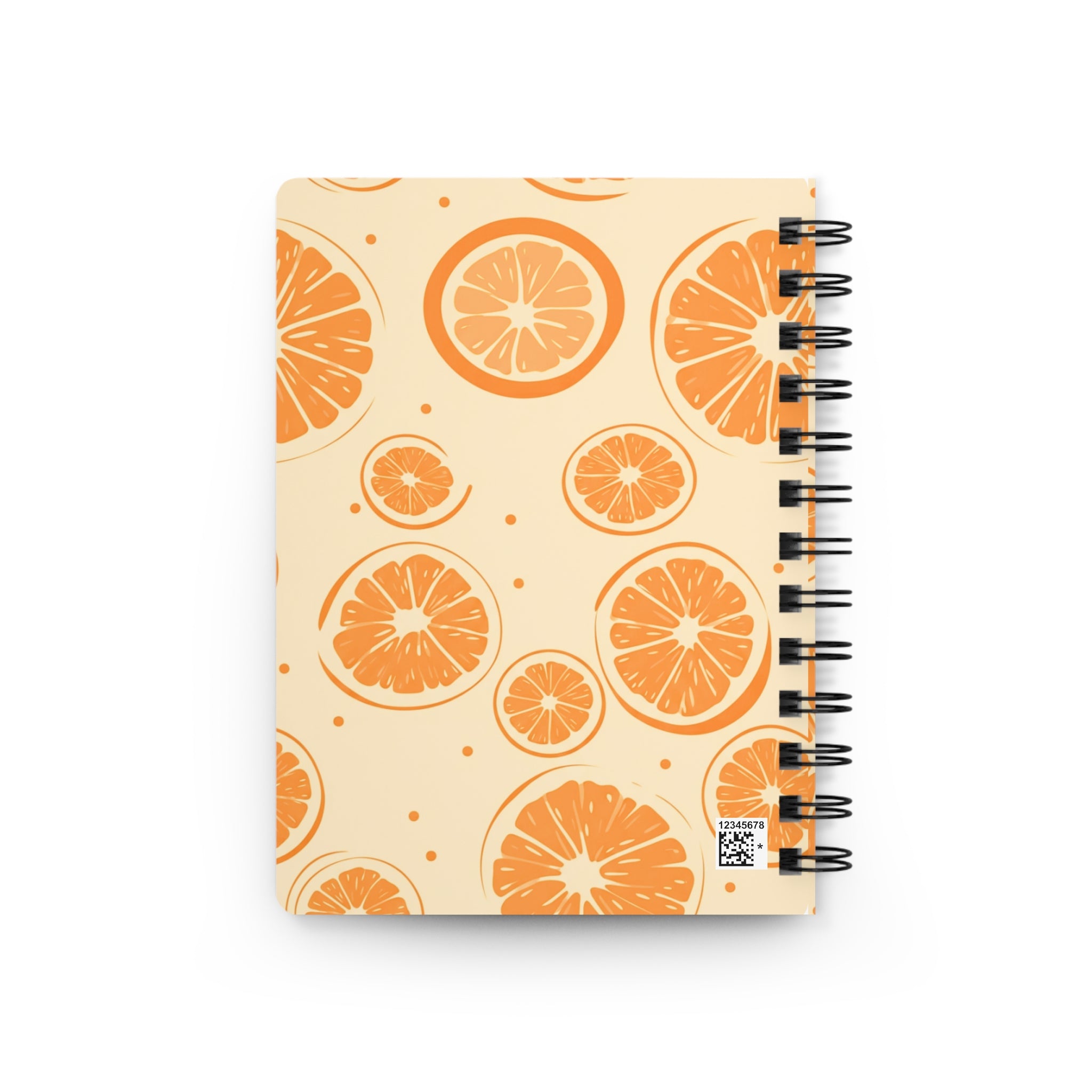 Pastel Orange Fruitful Faith Spiral Bound Journal