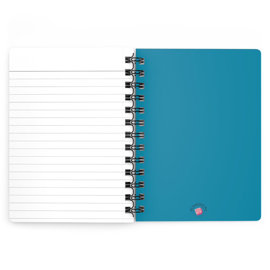 Cotton Candy Luxe Glitter Notebook – Soft Floral Design