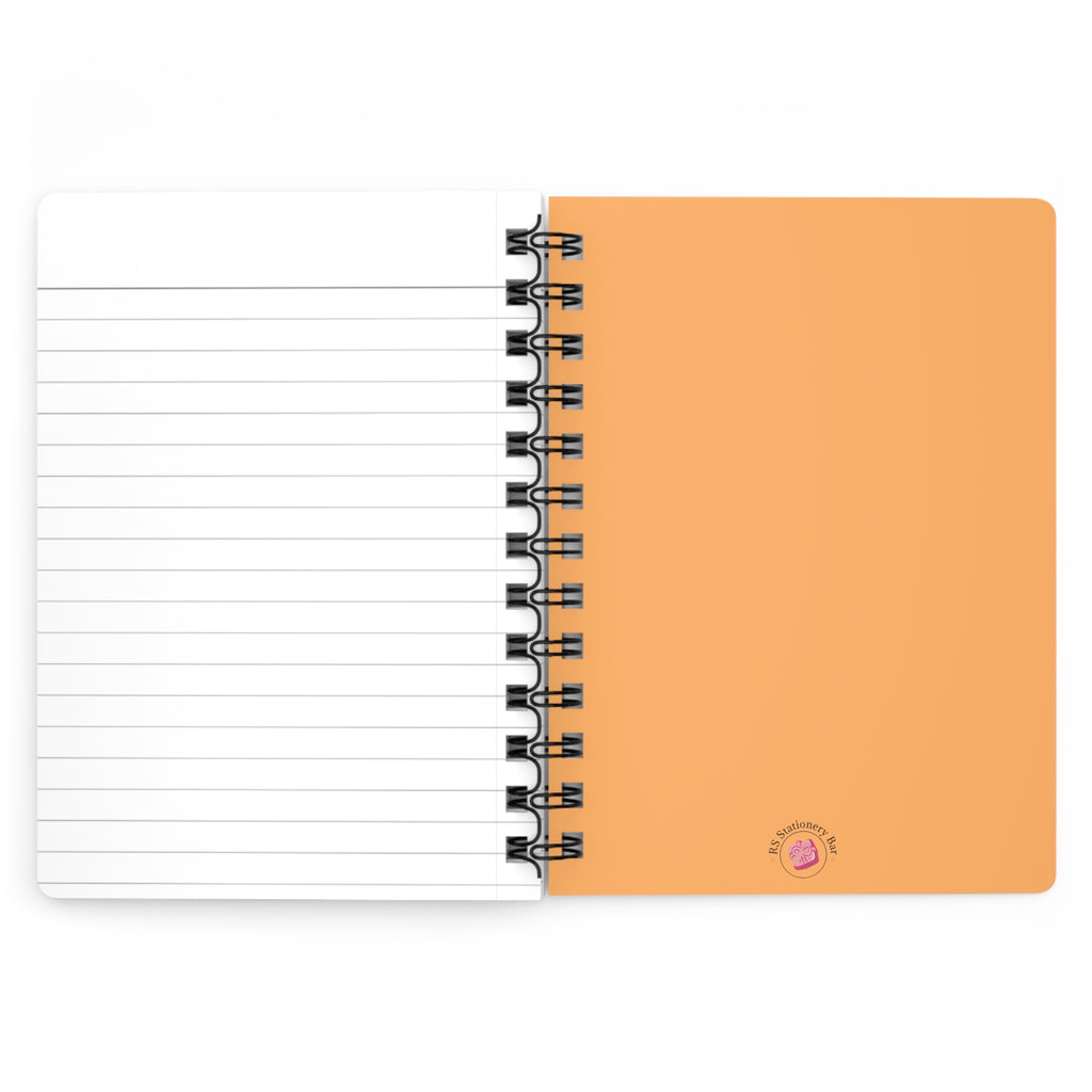 Pastel Orange Fruitful Faith Spiral Bound Journal