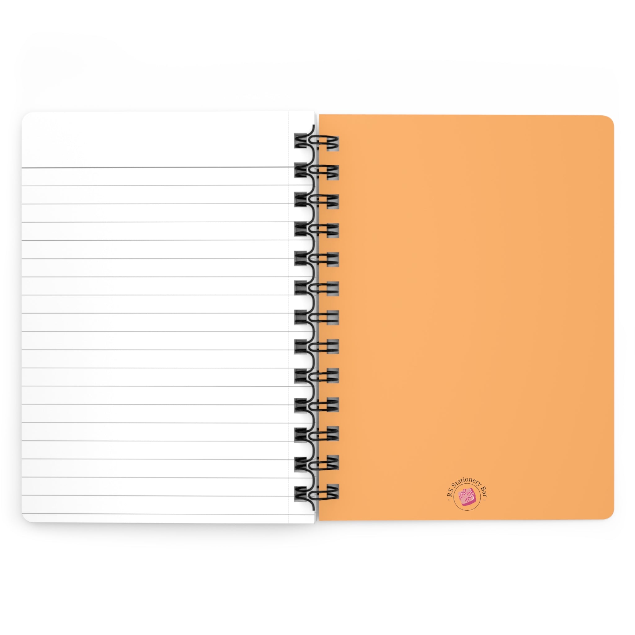 Pastel Orange Fruitful Faith Spiral Bound Journal