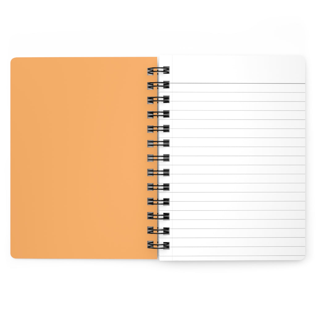 Pastel Orange Fruitful Faith Spiral Bound Journal
