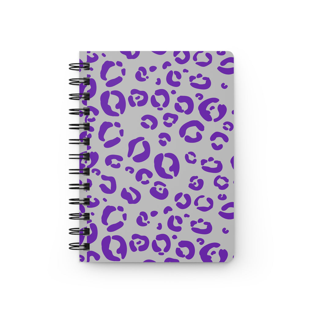 Purple - Leopard Cheetah Animal Print Notebook