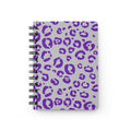 Purple - Leopard Cheetah Animal Print Notebook