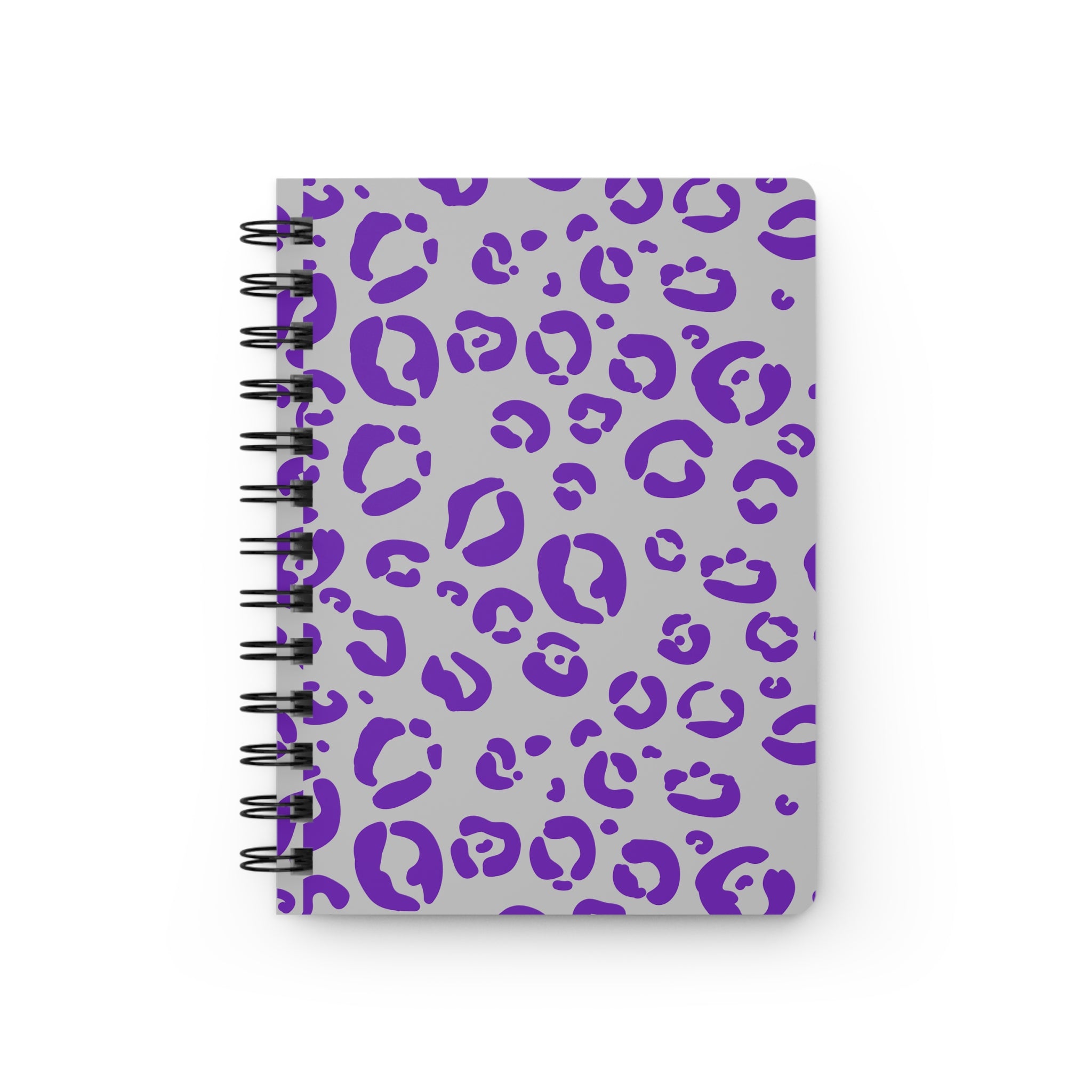 Purple - Leopard Cheetah Animal Print Notebook