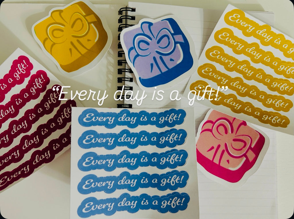 Journal Sticker Set – Inspiration & Planner Pastel Color Stickers