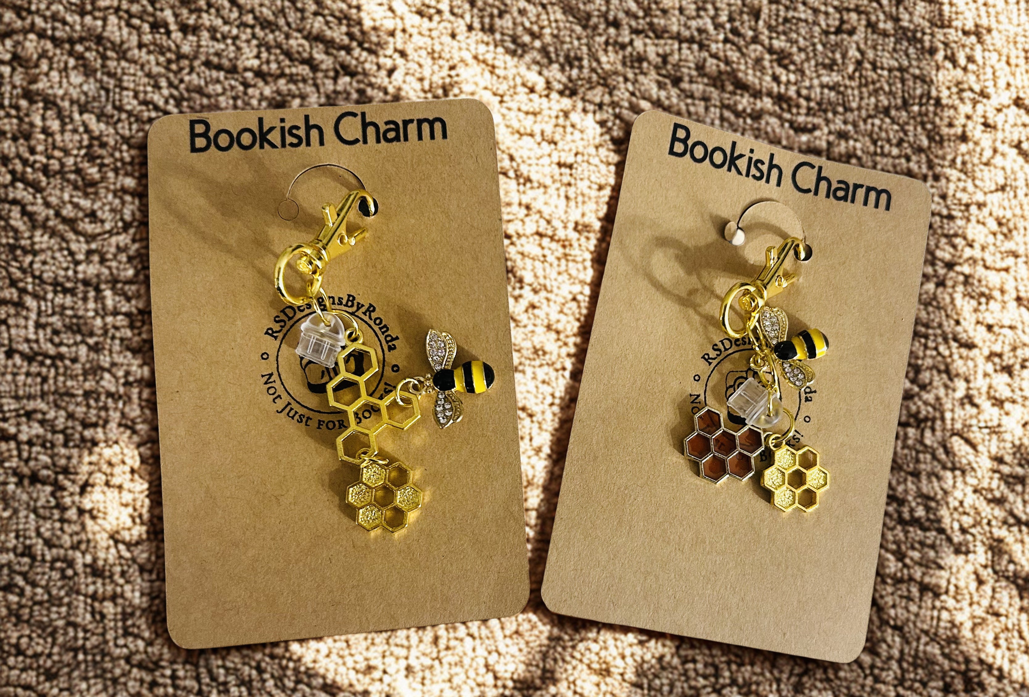 Bookish Reading Journal & eReader USB-C Port Charm