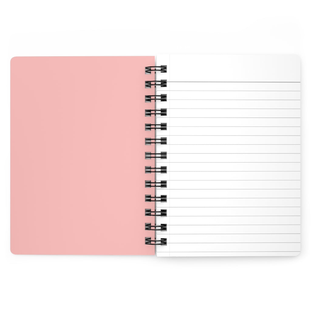 Strawberry Pastel Spiral Bound Journal — Strawberry Fruitful Faith Diary