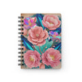 Cotton Candy Luxe Glitter Notebook – Abundant Floral Design