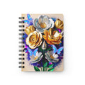 Cotton Candy Butterfly & Bloom Spiral Journal — Glitter Luxe Notebook