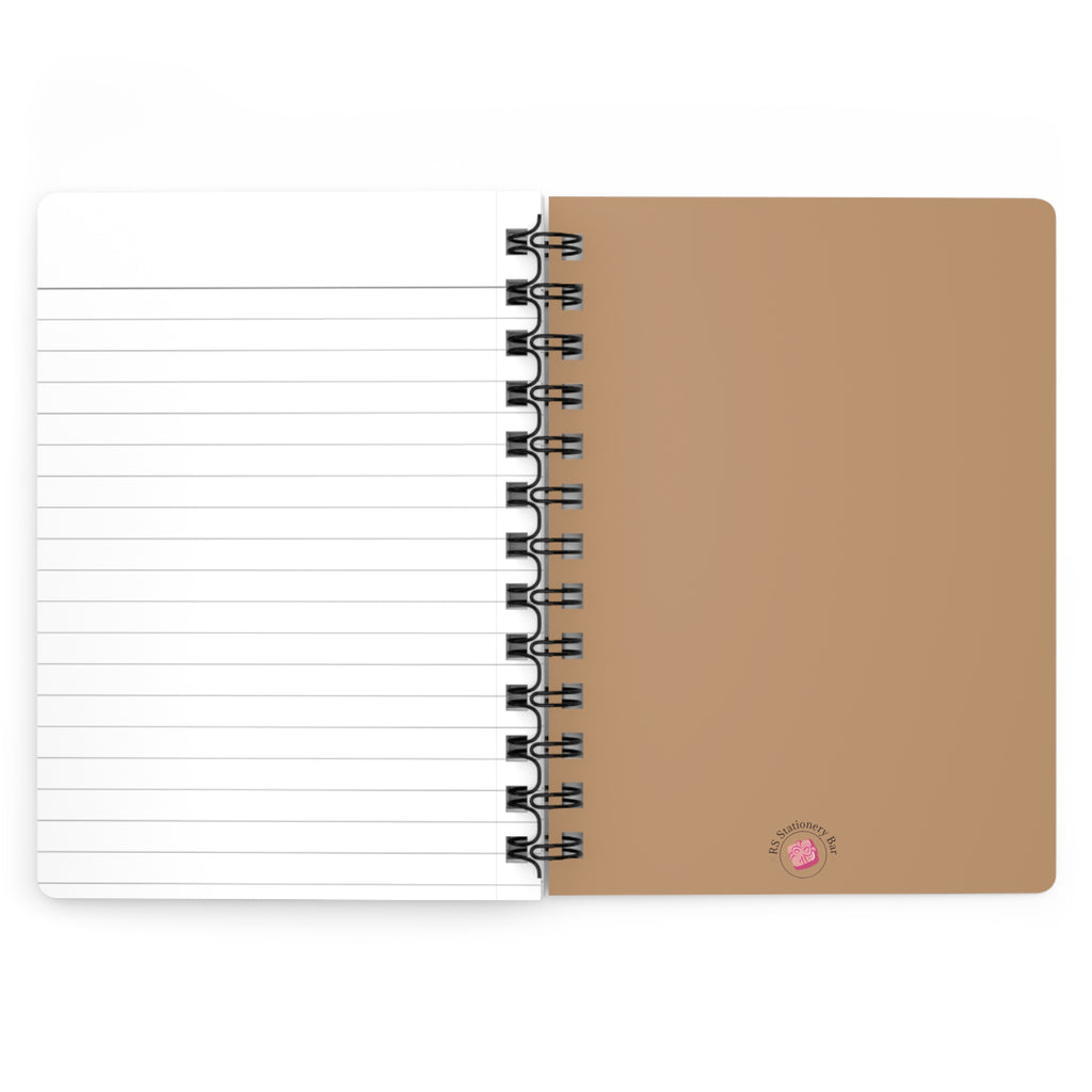 Cotton Candy Luxe Glitter Notebook – Abundant Floral Design