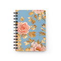 Peach Bloom Floral Notebook | Spring Journal | Colorful Botanical Stationery Gift