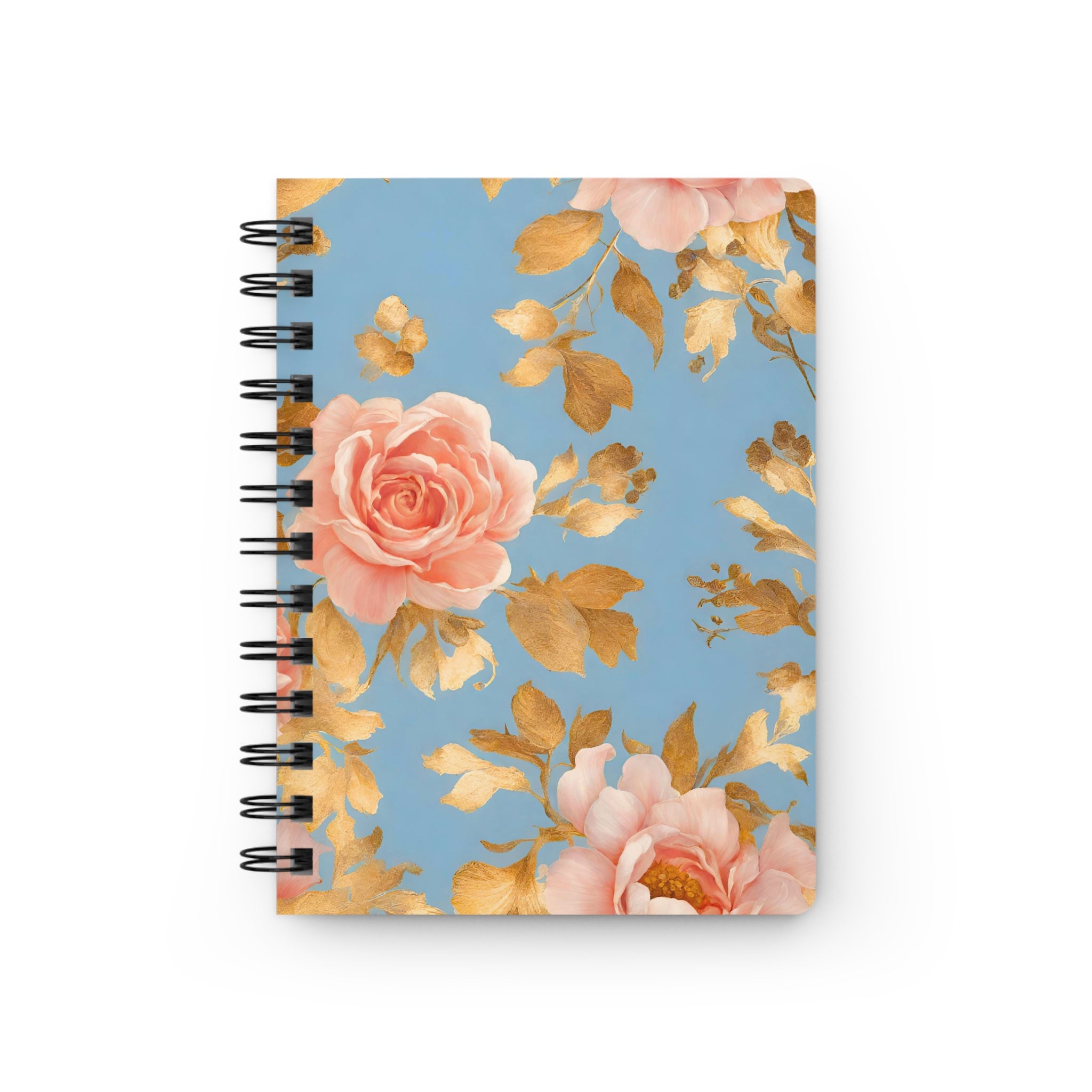 Peach Bloom Floral Notebook | Spring Journal | Colorful Botanical Stationery Gift