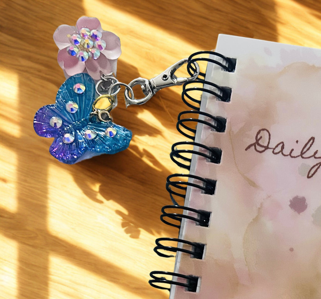 Bookish Reading Journal & eReader USB-C Port Charm