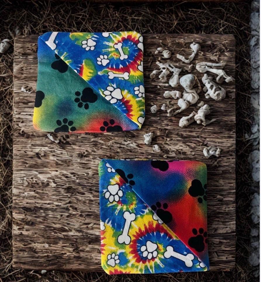 Butterfly Animal Print Fabric Corner Bookmarks | Nature Fabric Set of 2